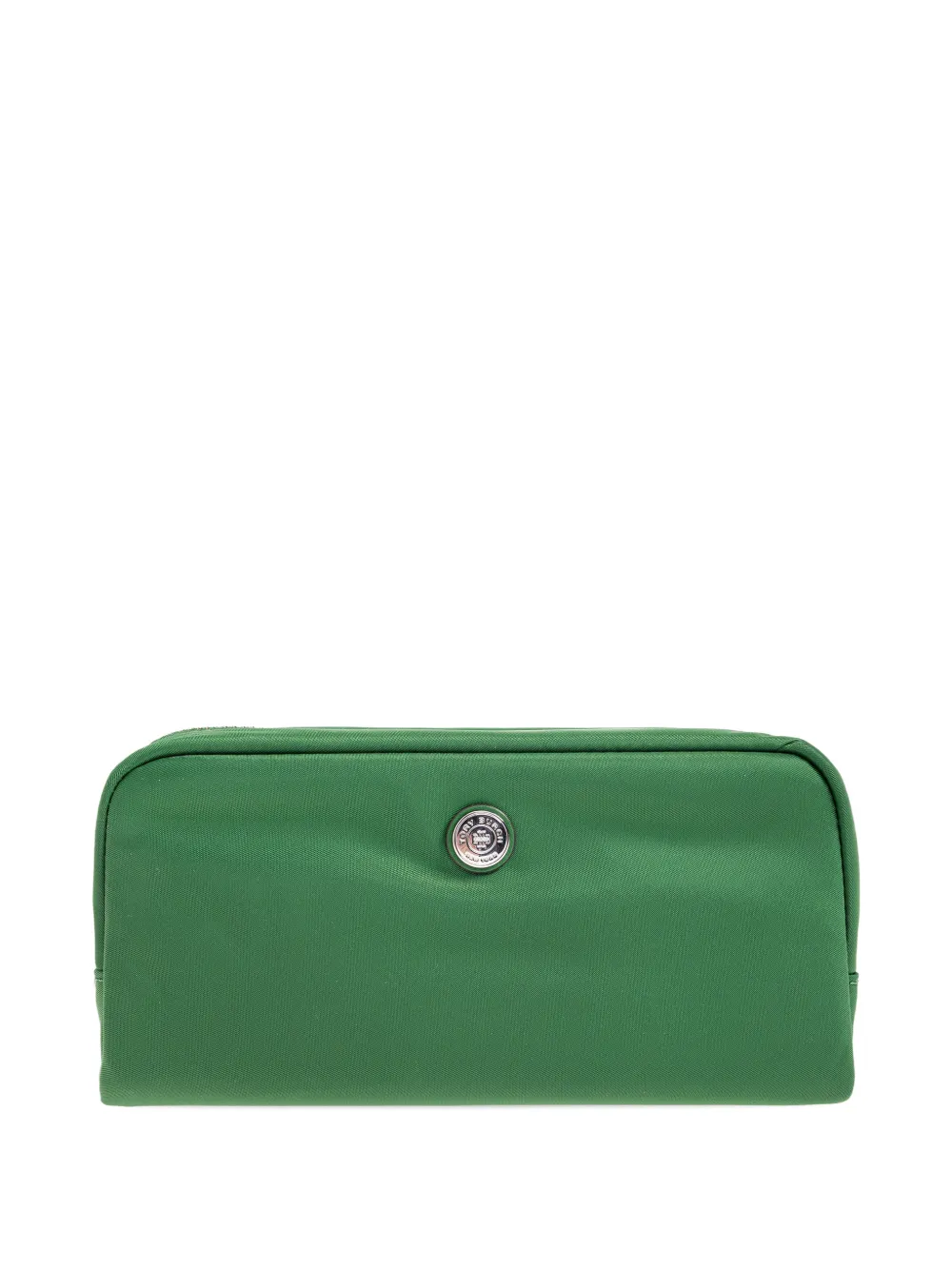 Tory Burch zip embellishment makeup bag - Verde