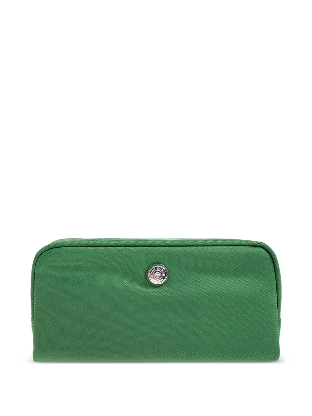 Tory Burch zip embellishment makeup bag - Verde