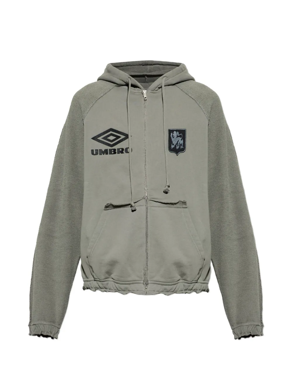 UMBRO logo-embroidery sweatshirt - Grey