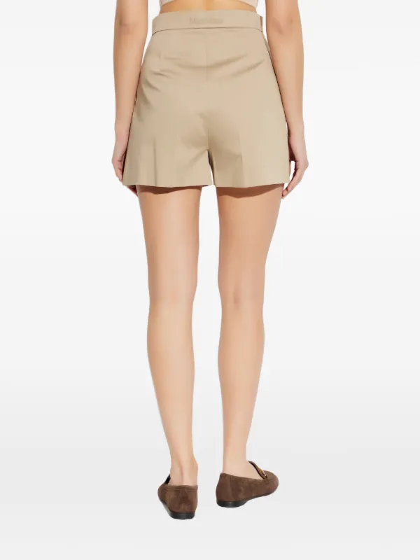 MAXMARA ショートパンツ Max Mara プリーツ ショートパンツ | ニュートラル | FARFETCH JP
