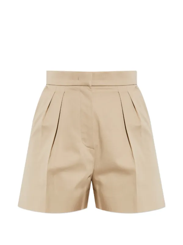 Max Mara プリーツ ショートパンツ | ニュートラル | FARFETCH JP