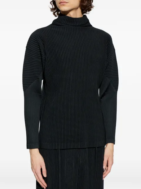 Homme Plissé Issey Miyake high-neck pleated shirt