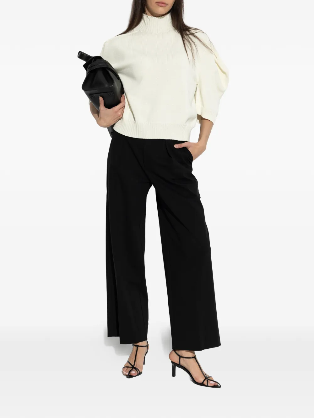  Issey Miyake Pleated Trousers - Black 
