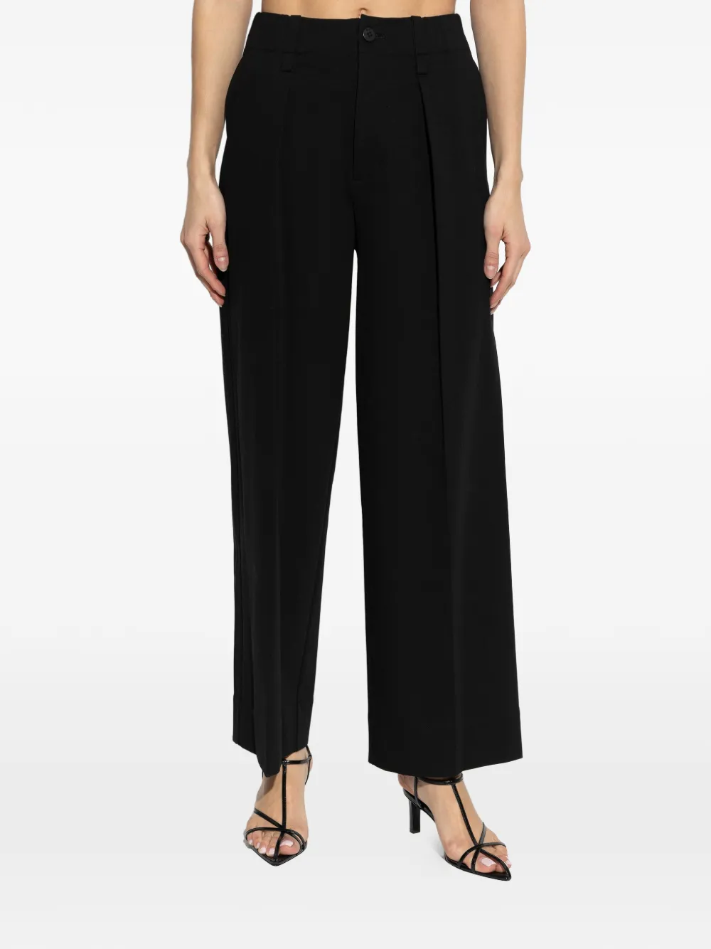  Issey Miyake Pleated Trousers - Black 