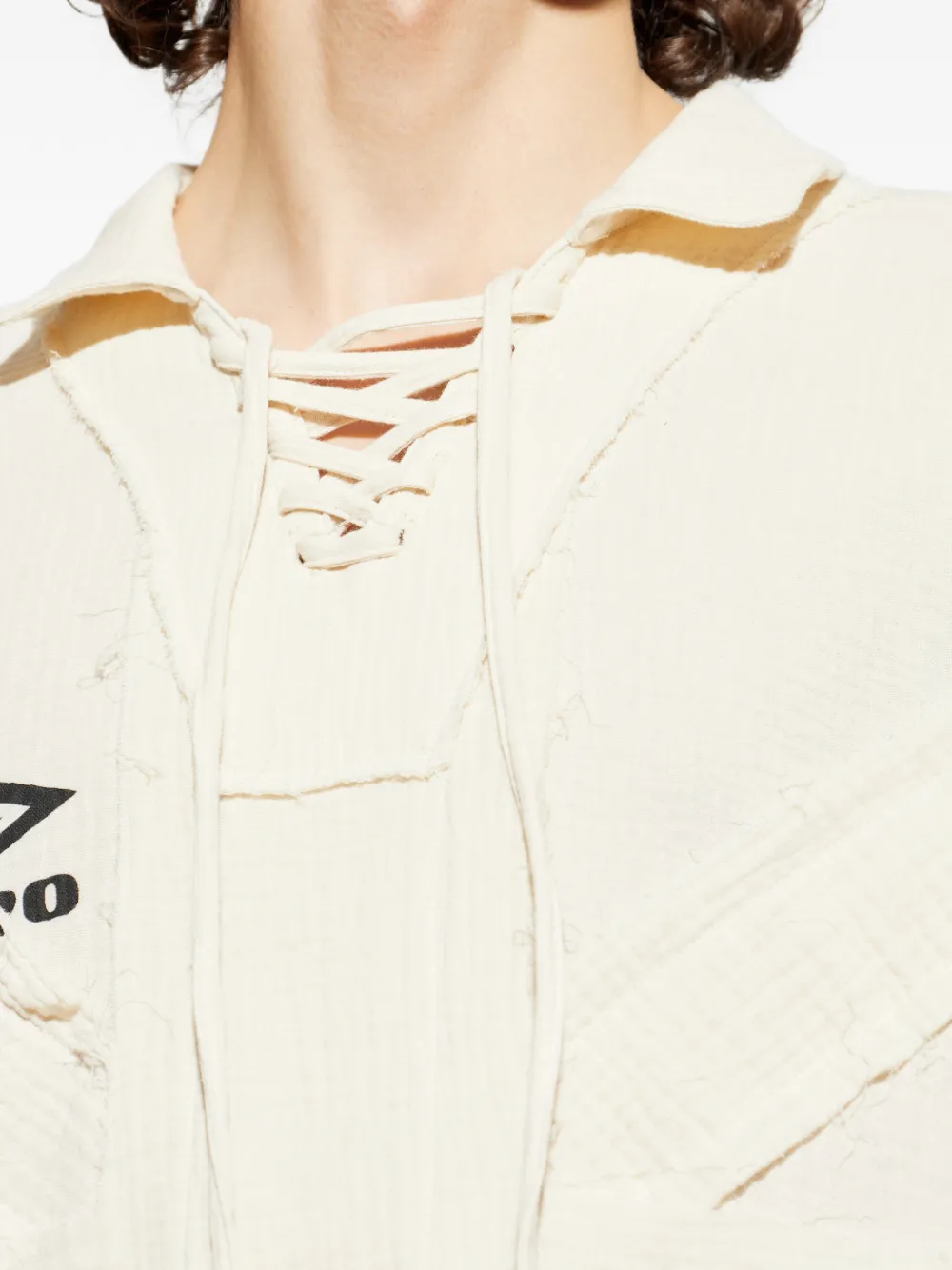 UMBRO Sweater met veters en lange mouwen Beige