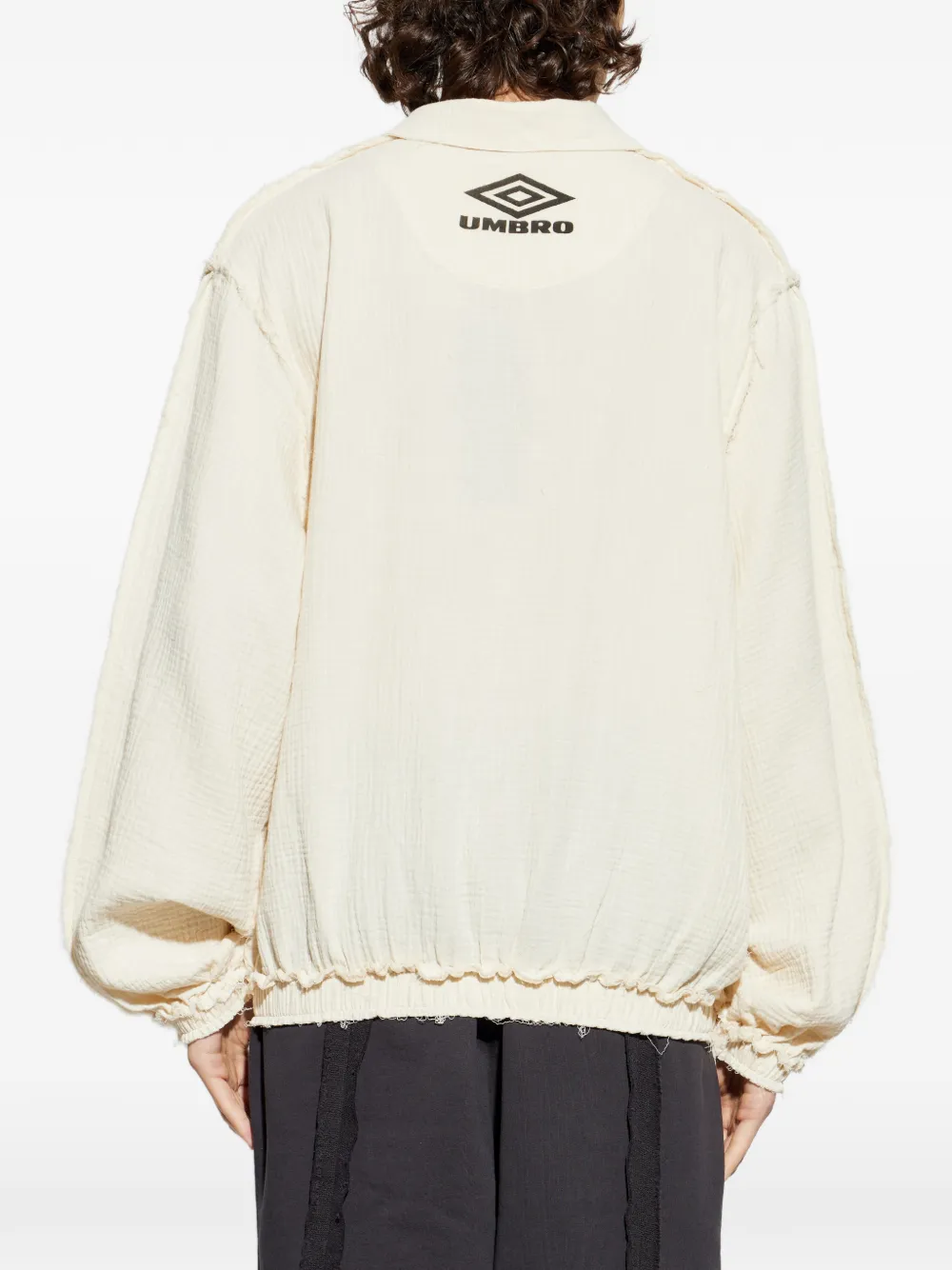 UMBRO Sweater met veters en lange mouwen Beige