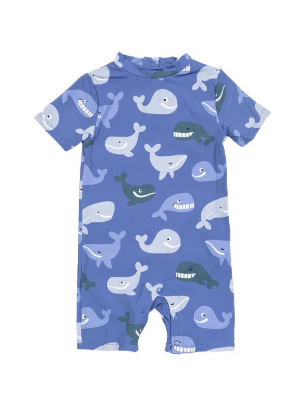 Stella McCartney Kids クジラプリント ベビーウェア | ブルー