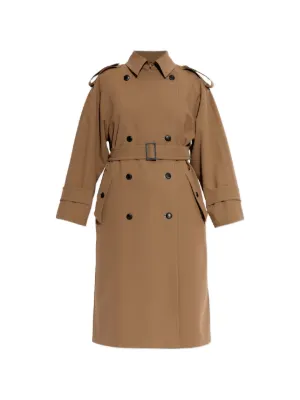 Harris Wharf London トレンチコート | ブラック | FARFETCH JP