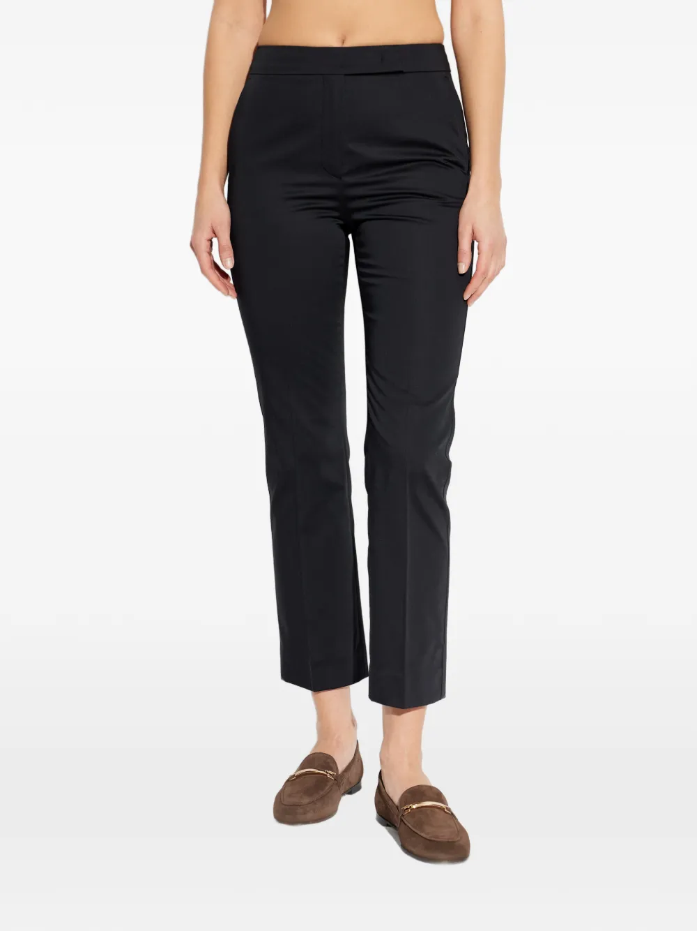 Max Mara Cropped broek Zwart
