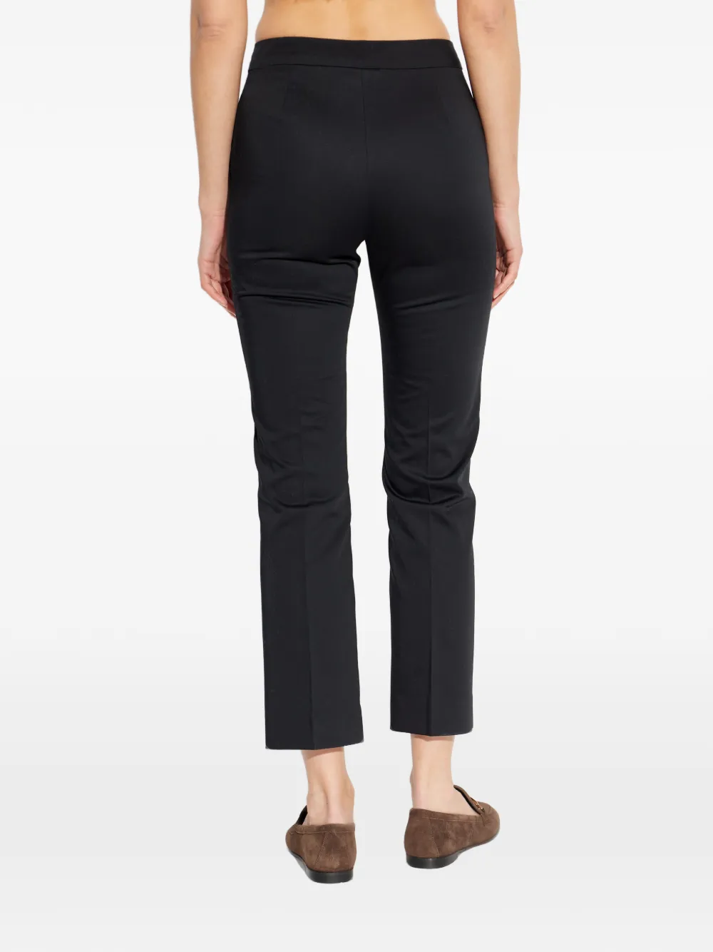 Max Mara Cropped broek Zwart