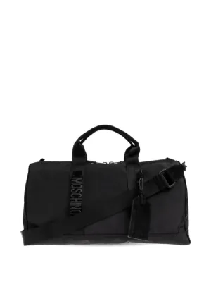 Moschino ロゴプレート ボストンバッグ | ブラック | FARFETCH JP Moschino ロゴプレート ボストンバッグ | ブラック | FARFETCH JP