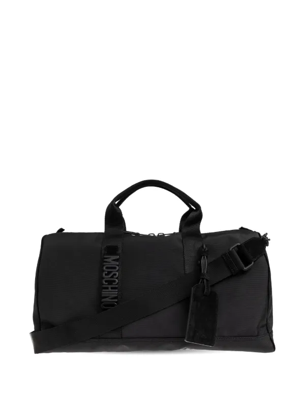 Moschino ロゴ ボストンバッグ | ブラック | FARFETCH JP