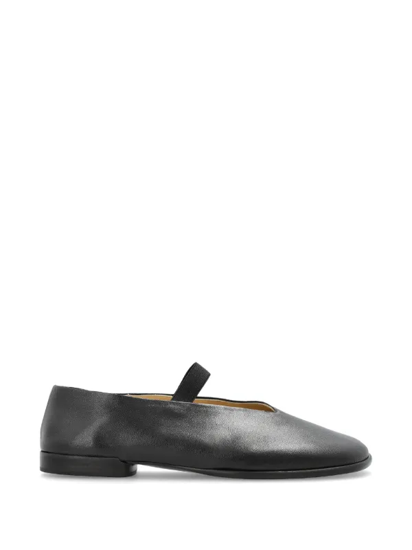 Lemaire Glove Ballet Flats in Brown