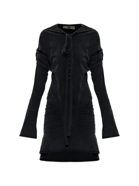 KNWLS ruched drawstring dress