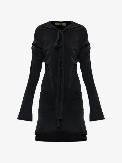 KNWLS ruched drawstring dress