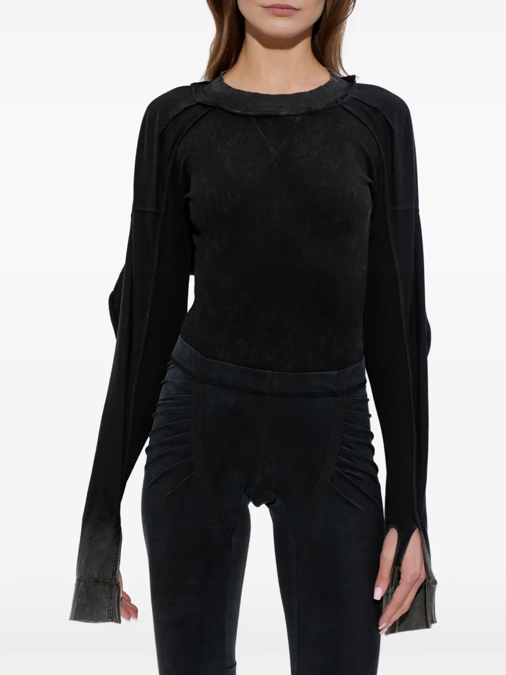  Knwls Long-sleeve Body Shirt - Black 