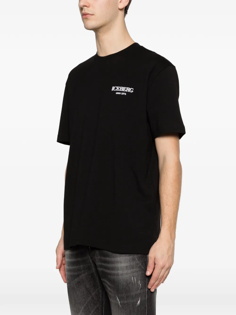  Iceberg Logo T-shirt - Black 