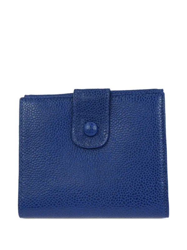 CHANEL Pre-Owned 1992 コインケース | ブルー | FARFETCH JP