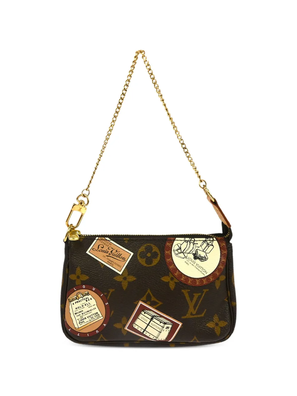 Louis Vuitton Pre-Owned 2009 mini pochette accessoires bag - Marrone