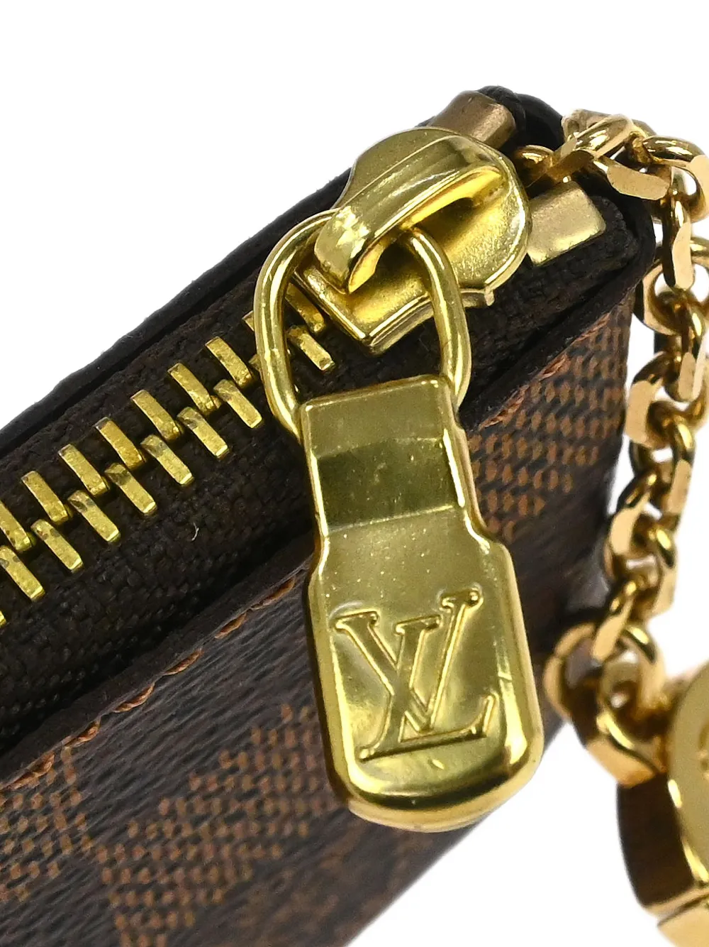  Louis Vuitton Pre-owned 2001 Damier Key Purse - Brown 