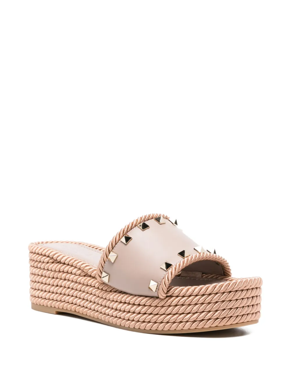Valentino Garavani Sandalen met touw afwerking Roze