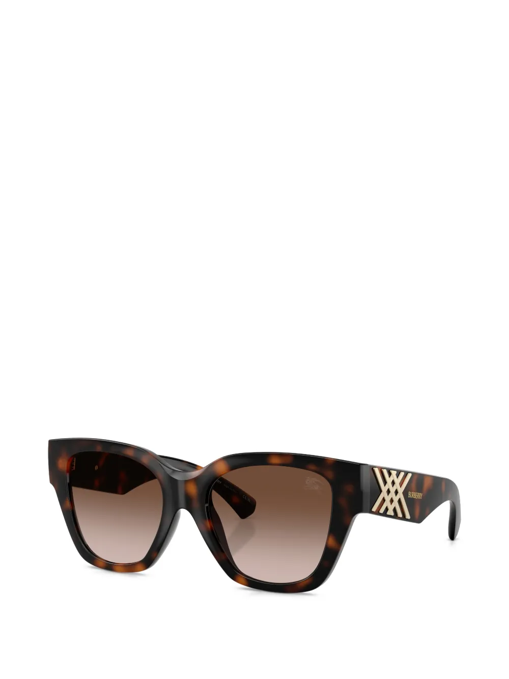 Burberry Zonnebril met logodetail Bruin