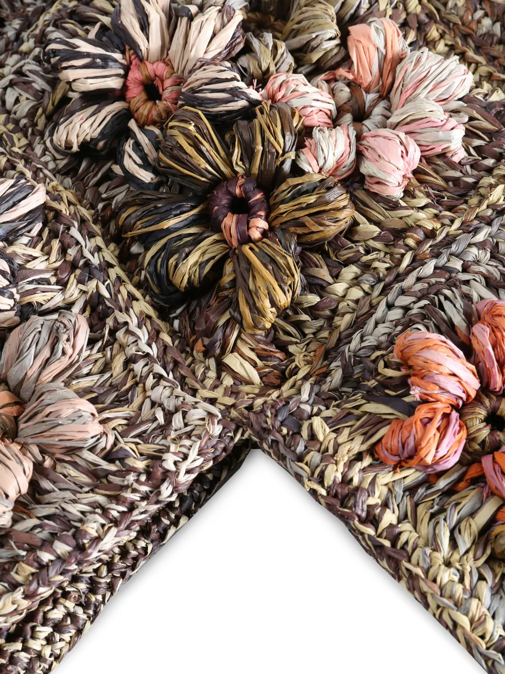  Sophie Digard Floral Tote Bag - Brown 