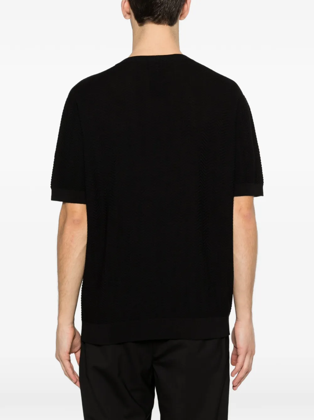 Giorgio Armani T-shirt met korte mouwen Zwart