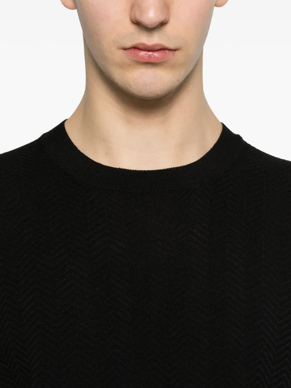 Giorgio Armani T-shirt met korte mouwen Zwart