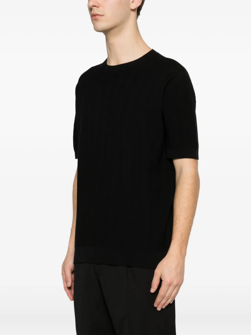 Giorgio Armani T-shirt met korte mouwen Zwart