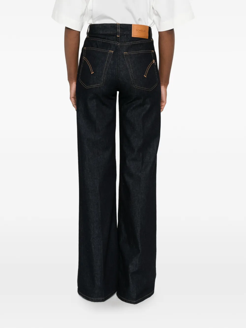 DONDUP Katoenen jeans met knopen Blauw