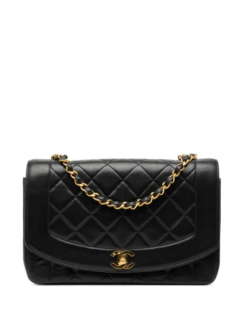 CHANEL Pre-Owned 1996-1997 Medium Lambskin Diana Flap crossbody bag