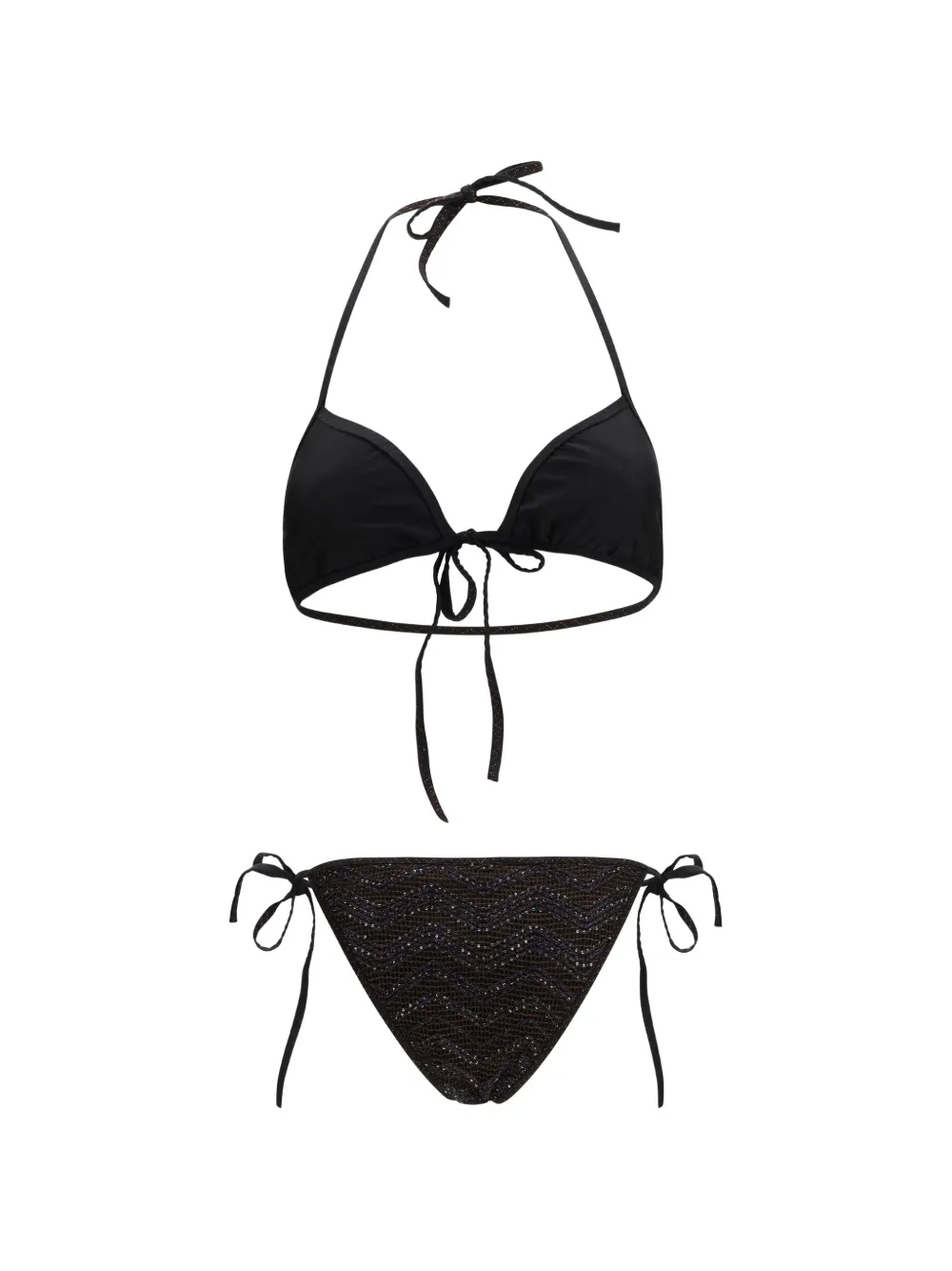  Missoni Sequin-embellished Bikini - Black 