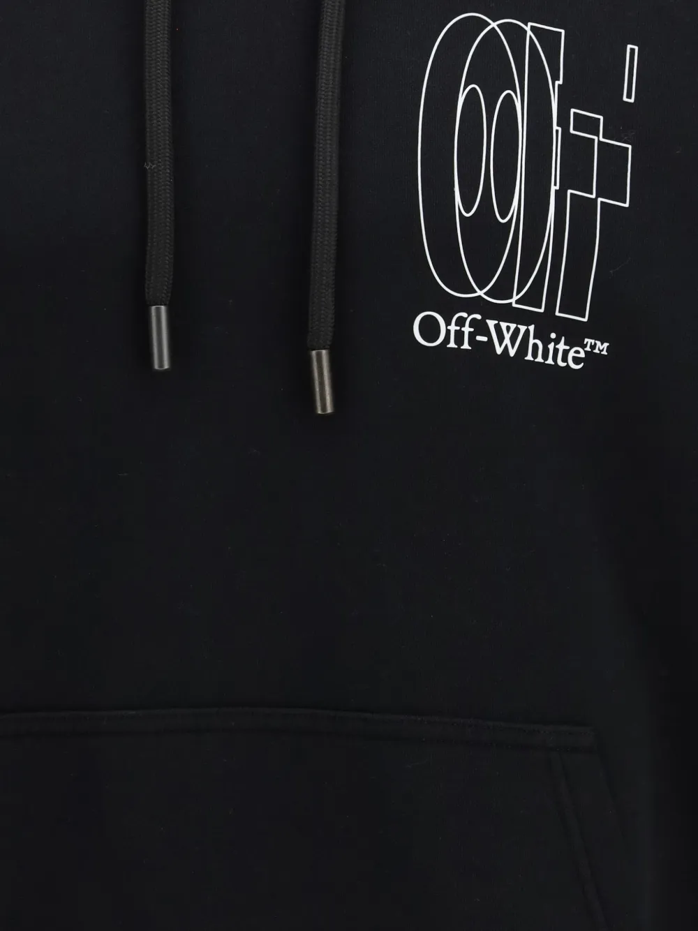 Off-White Big Double Arrow Skate hoodie Zwart
