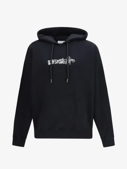 Off-White logo-print hoodie