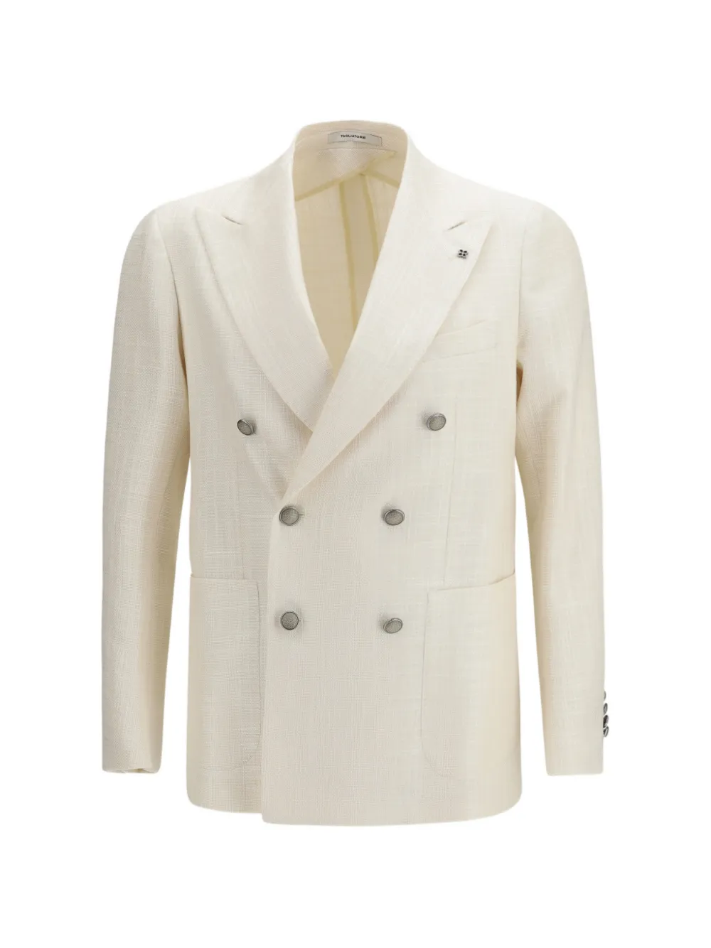 Tagliatore double-breasted blazer - White