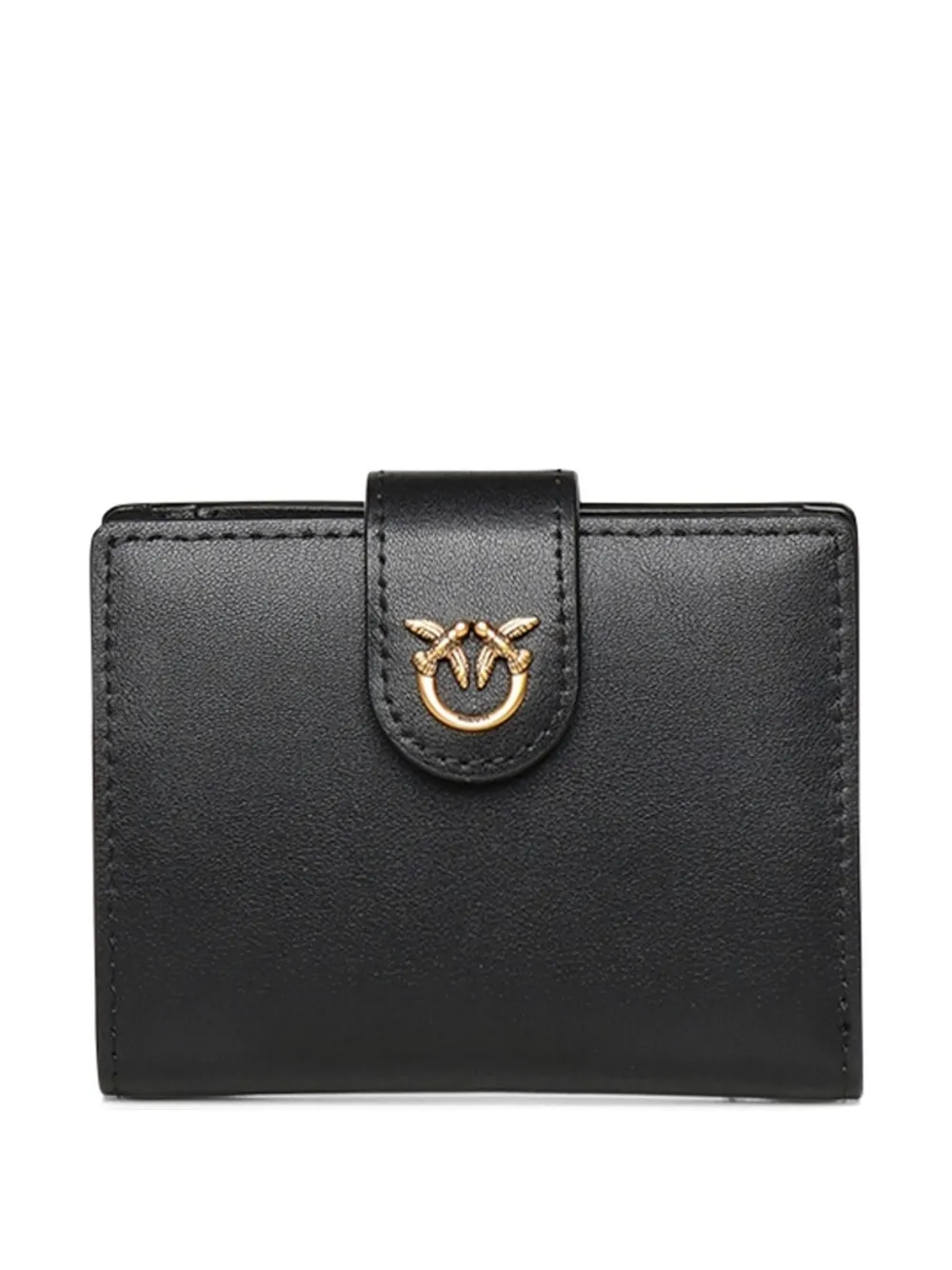 PINKO Love Birds-plaque wallet - Nero