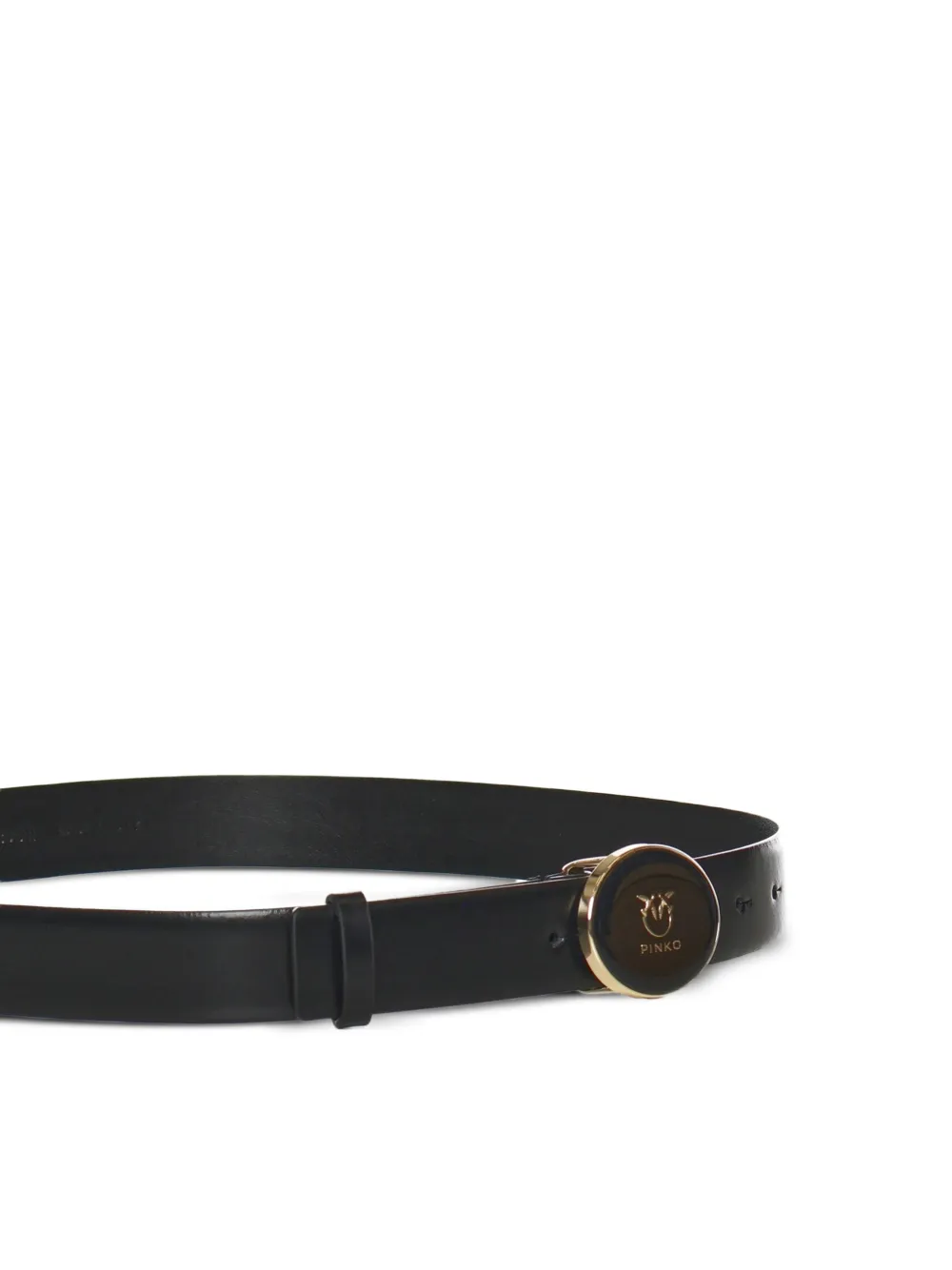  Pinko Oval Buckle Belt - Black 