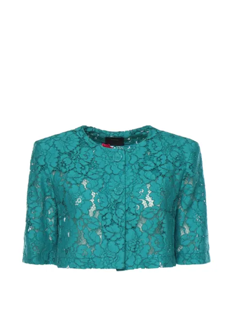 PINKO Lace Spencer button-up cotton jacket