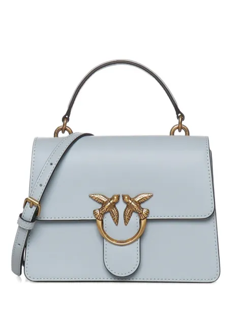 PINKO Love One top-handle leather tote bag