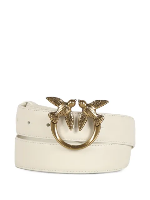 PINKO Love Birds leather belt