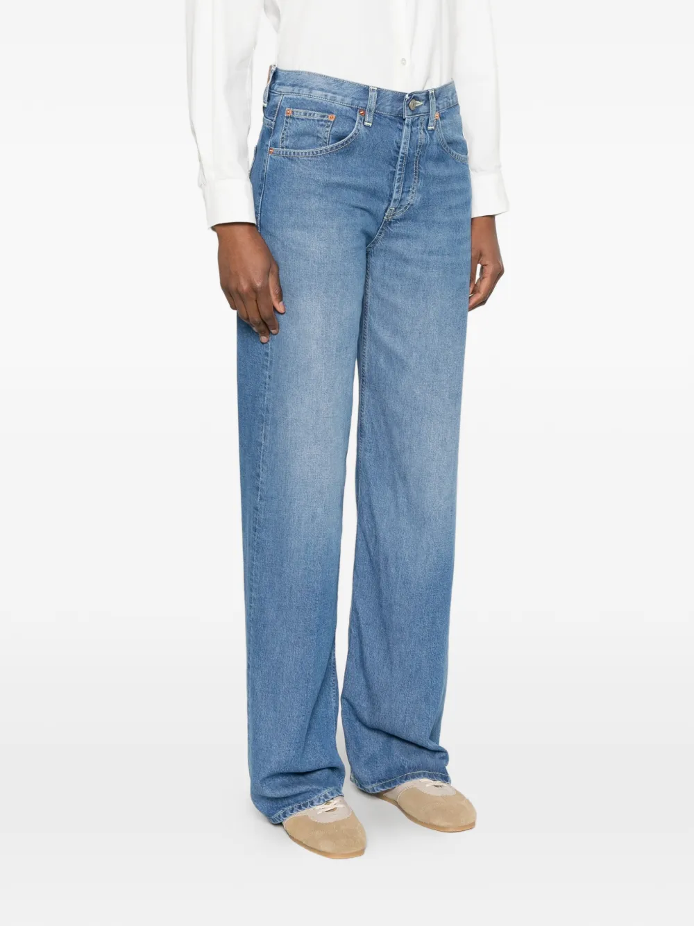 DONDUP Jeans met vijf zakken Blauw
