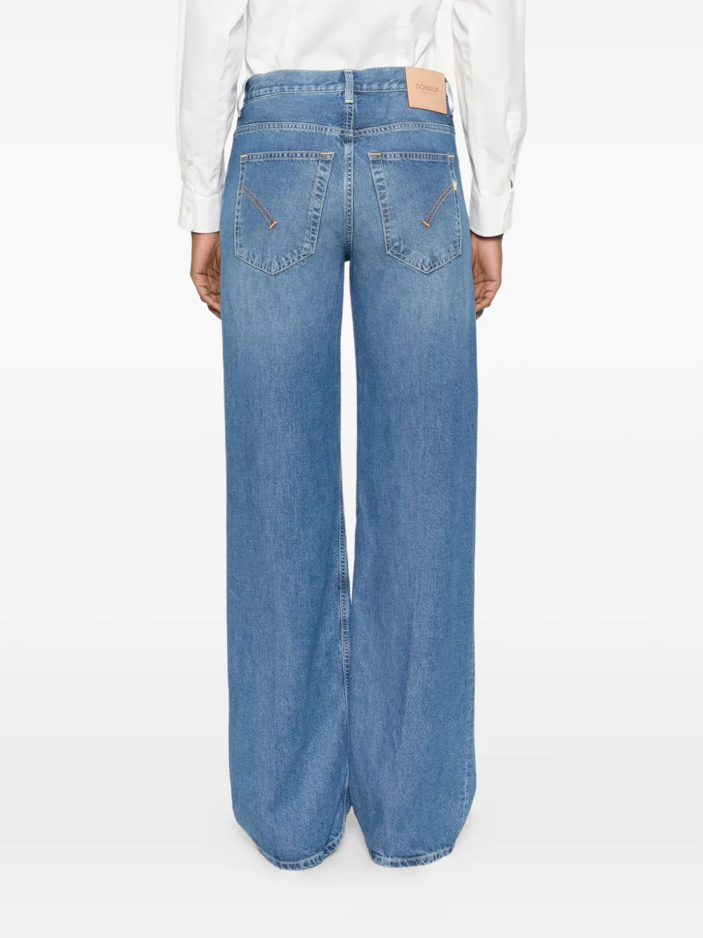 DONDUP Jeans met vijf zakken Blauw