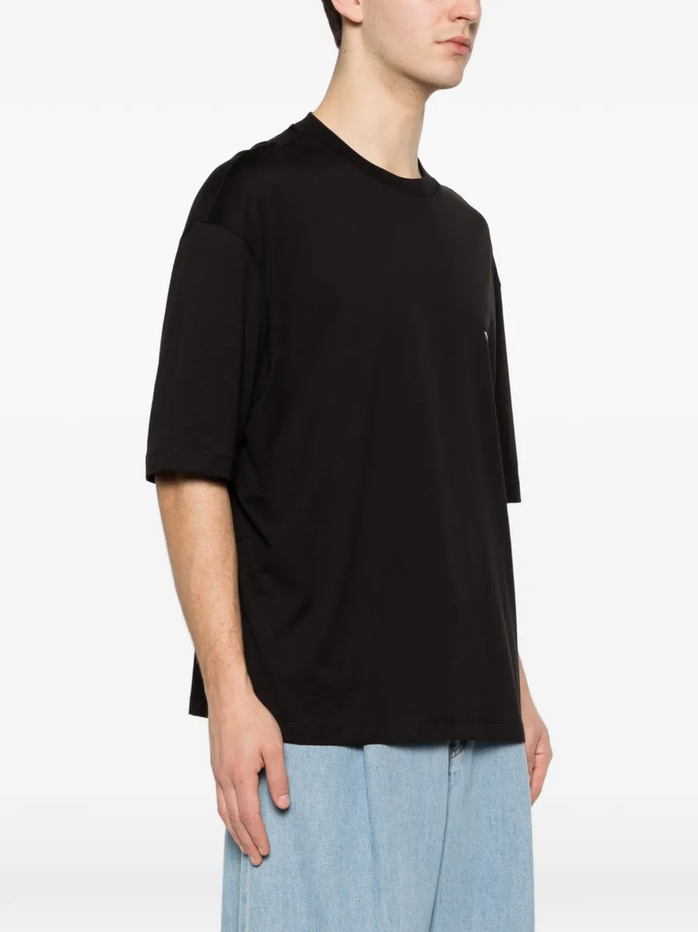 Emporio Armani T-shirt met logoprint Zwart