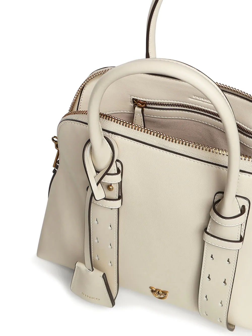 PINKO Escape medium shopper Beige