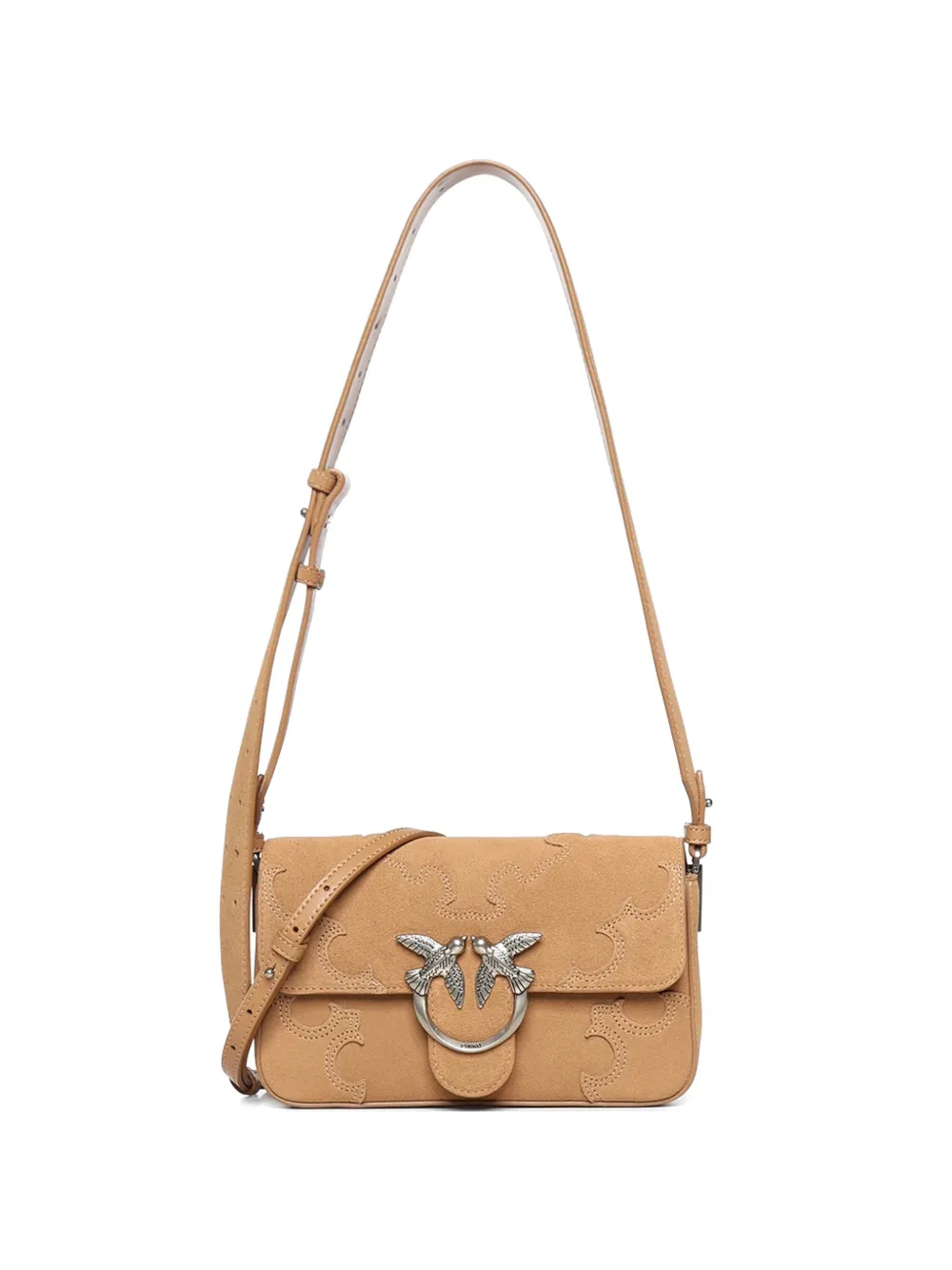 PINKO small log-plaque cross body bag - Toni neutri