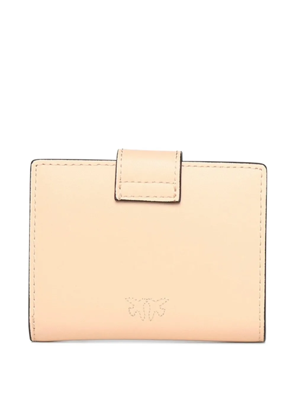 PINKO Leren portemonnee Beige