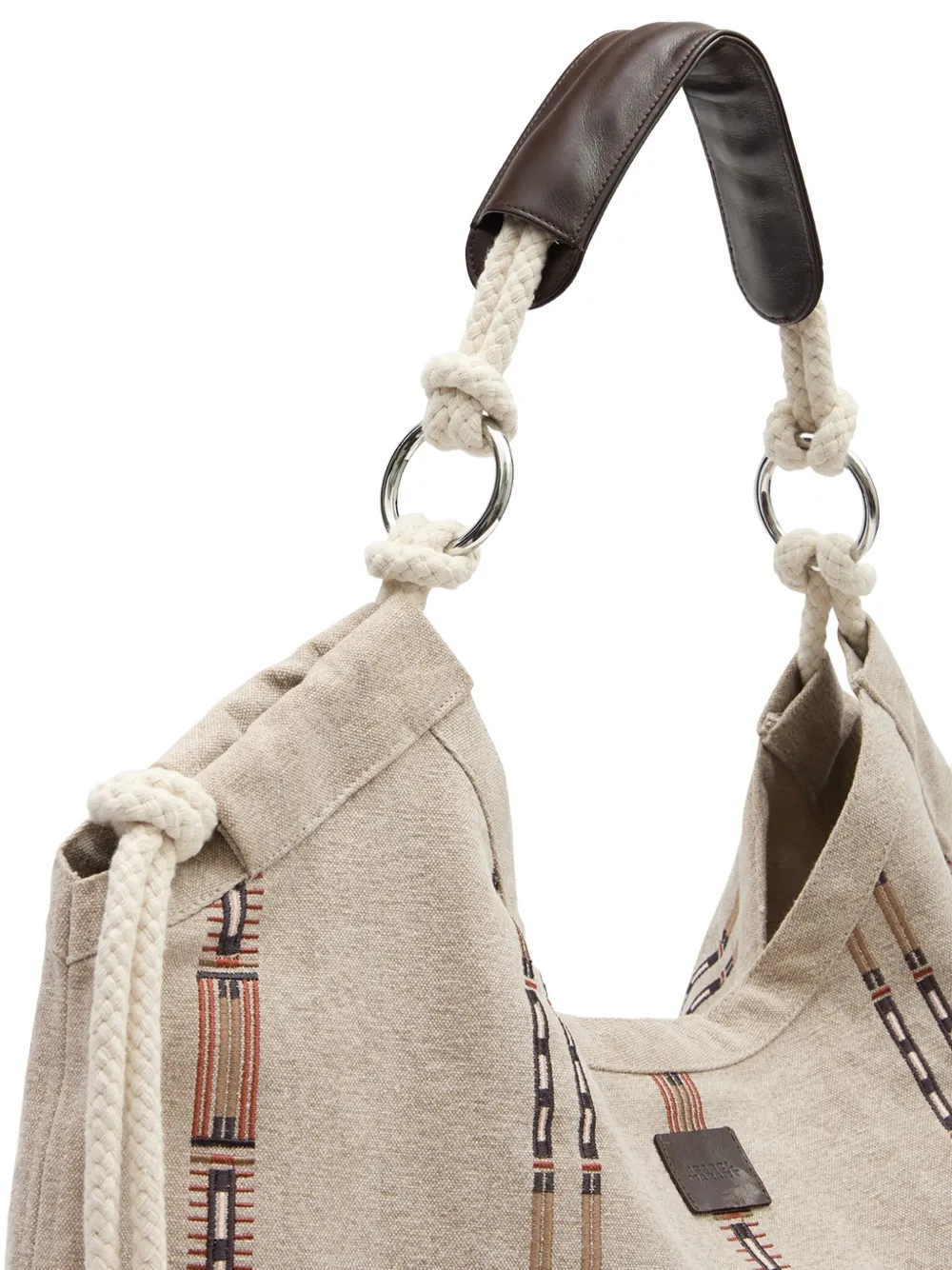 ISABEL MARANT Byron katoenen-shopper Beige
