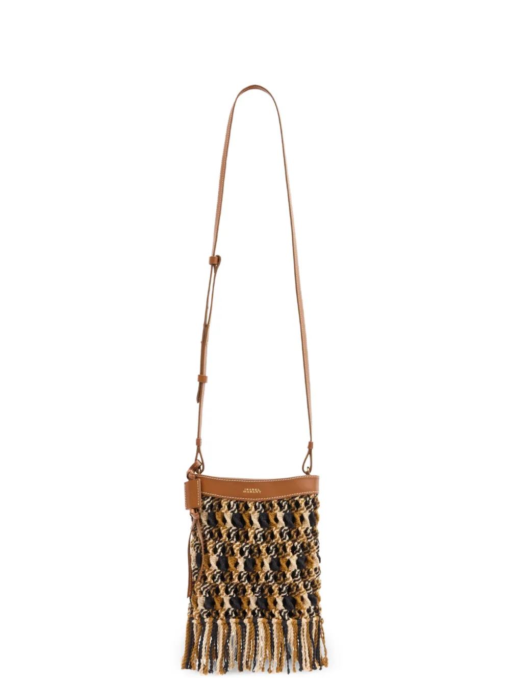 Isabel Marant Noli Schultertasche Mit Fransen In Brown