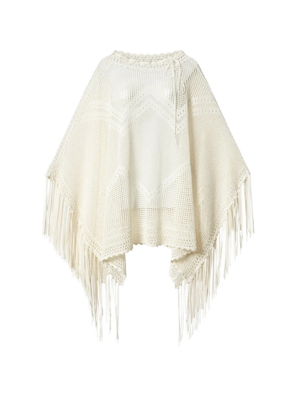 ISABEL MARANT Metilia medium gehaakte cape Beige